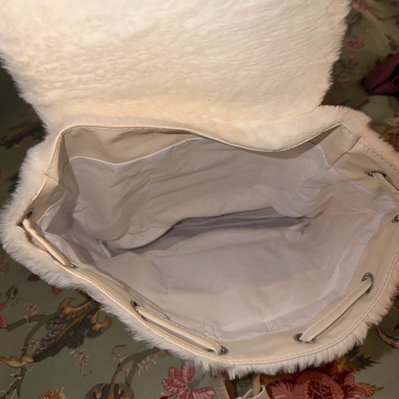 Hello Kitty Cream Plush Backpack with Pink Accents - Picture 3 of 4